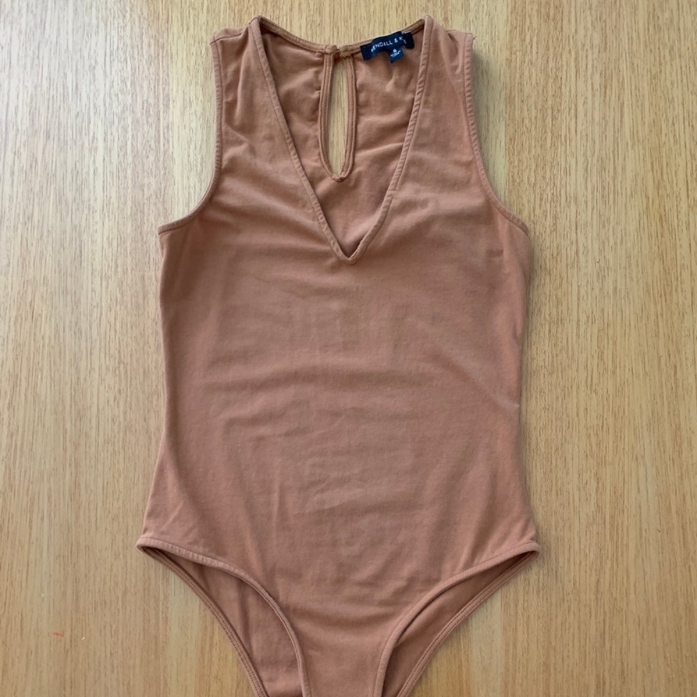 Tan Colored One Piece Top